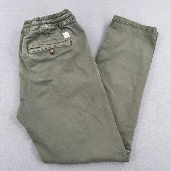 Marine Layer Other - Marine Layer Mens Saturday Slim Fit Drawstring Pants Olive Green Medium Outdoors